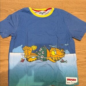 Marc Jacobs Blue Garfield Kids Tee